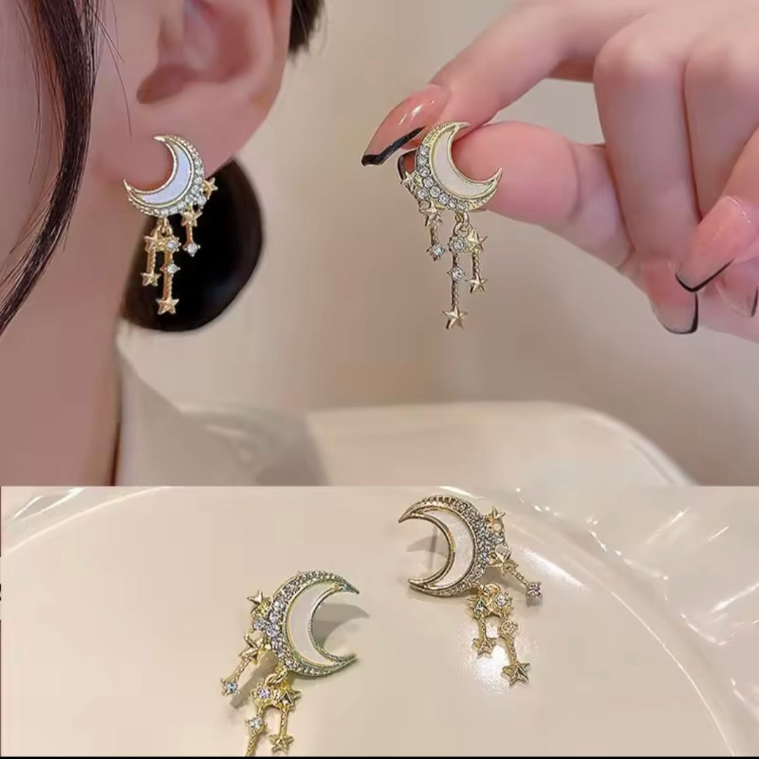 Willa Moon & Stars Studs