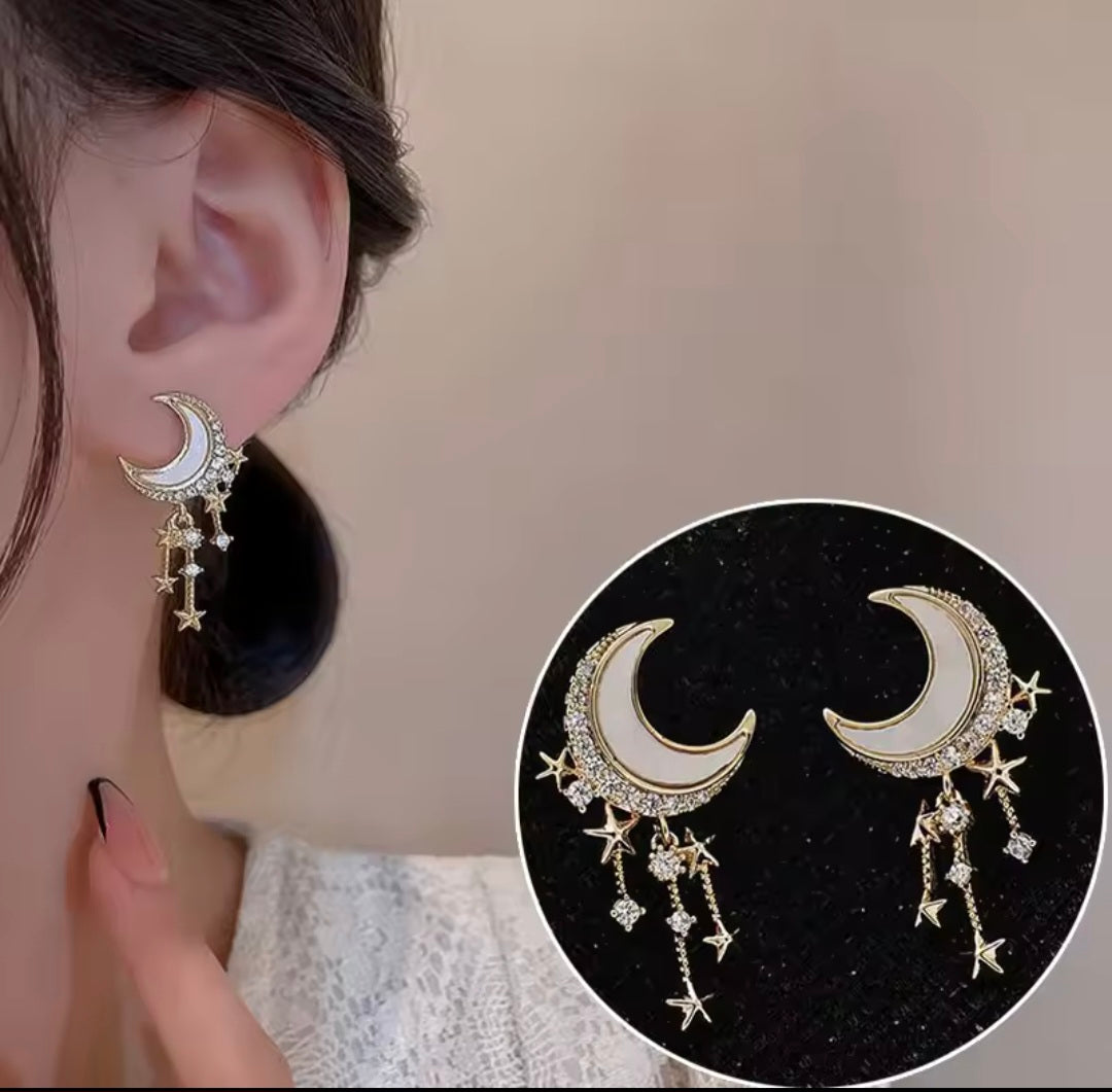 Willa Moon & Stars Studs