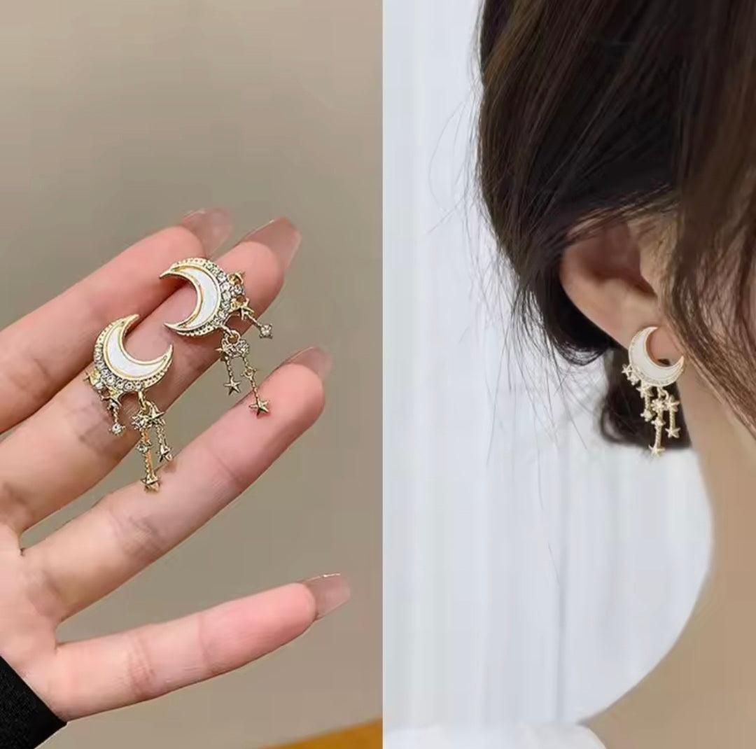 Willa Moon & Stars Studs