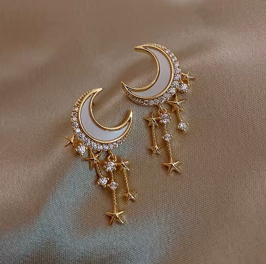 Willa Moon & Stars Studs