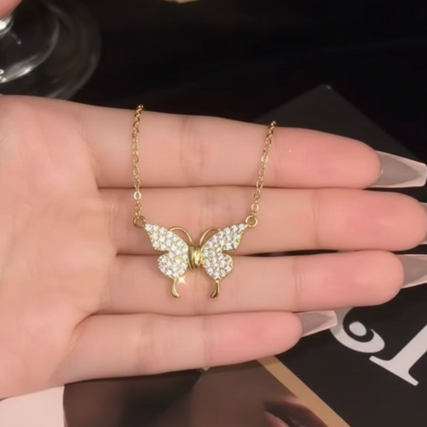Golden Butterfly Necklace