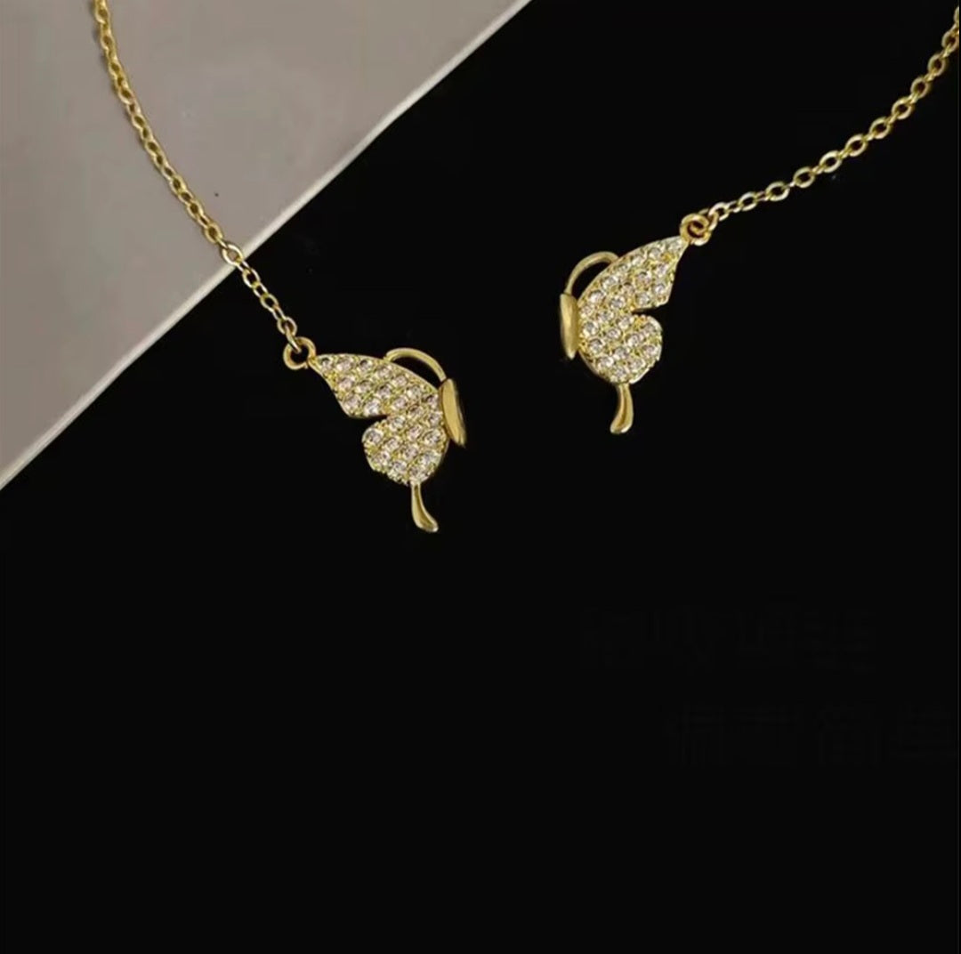 Golden Butterfly Necklace