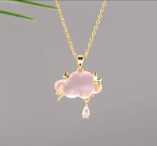 PeachCloud Lighting Bolt Necklace