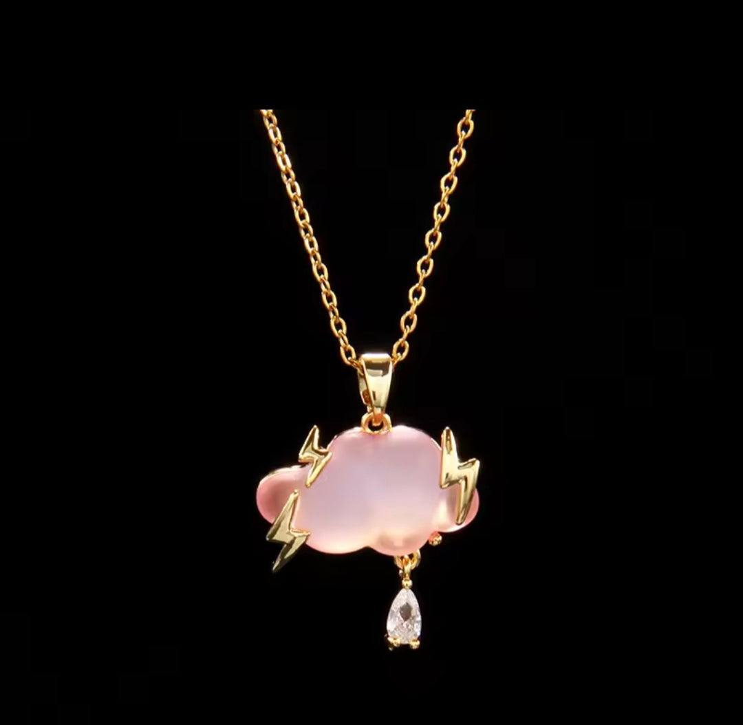 PeachCloud Lighting Bolt Necklace
