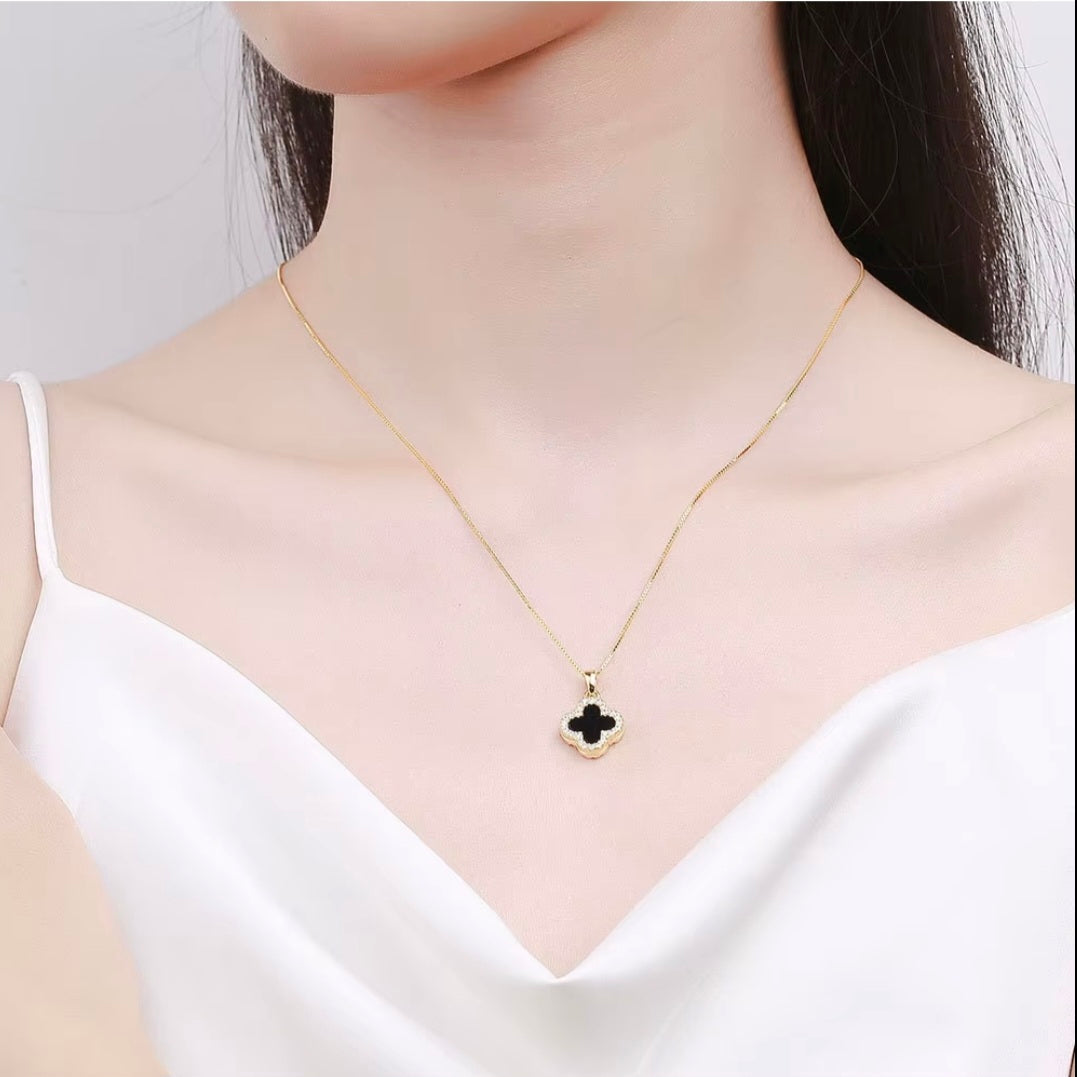 Black Clover Necklace