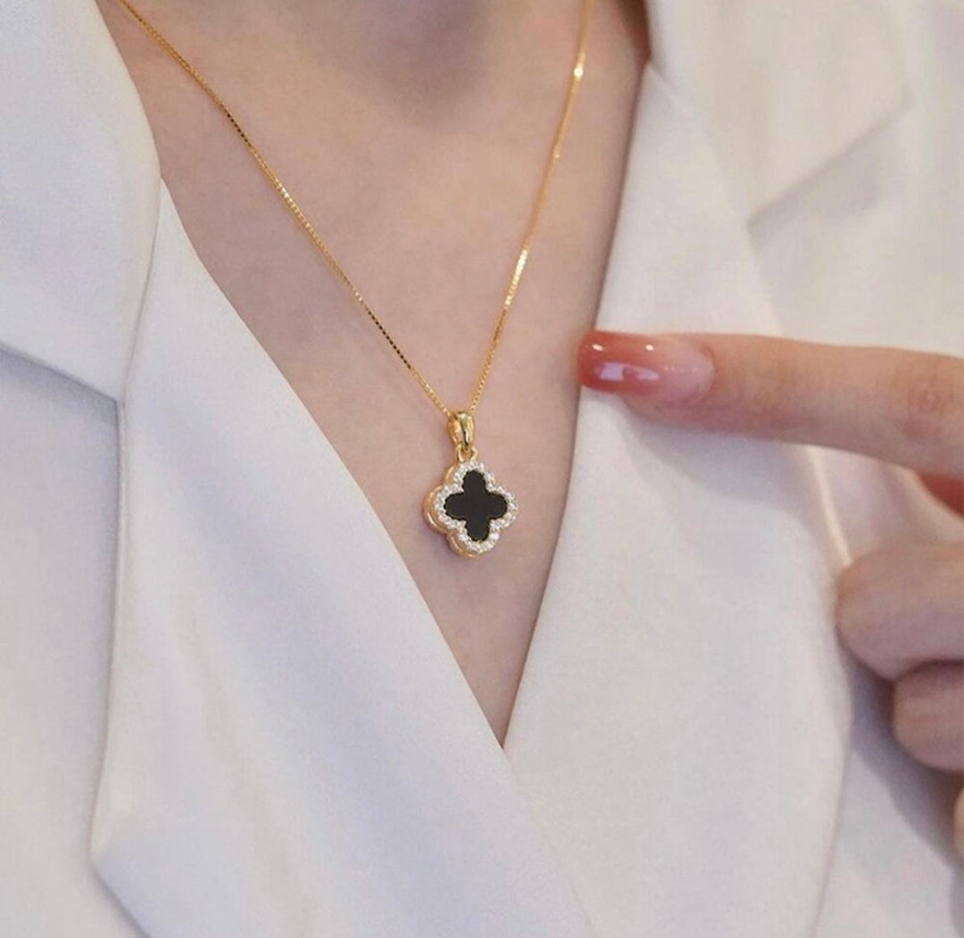 Black Clover Necklace