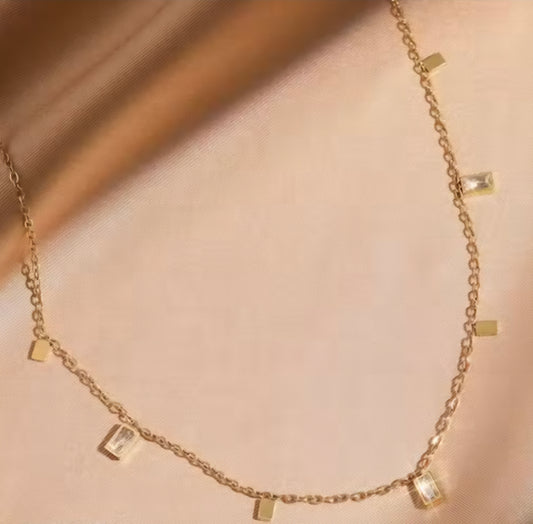 Princess golden necklace