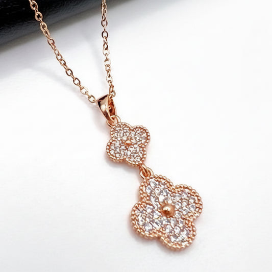 Dual Clover Necklace