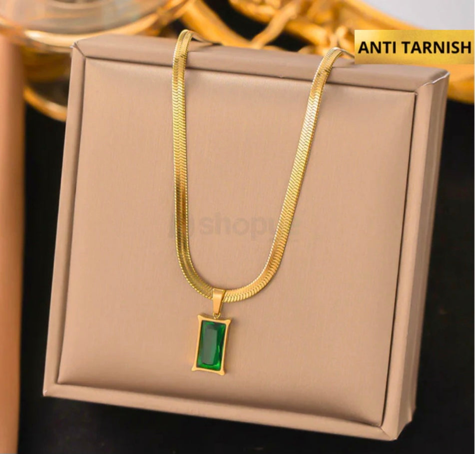 Jade Emerald Necklace