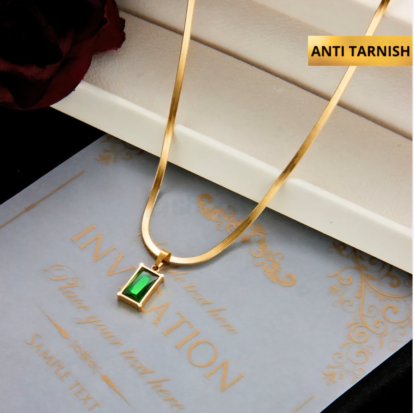 Jade Emerald Necklace