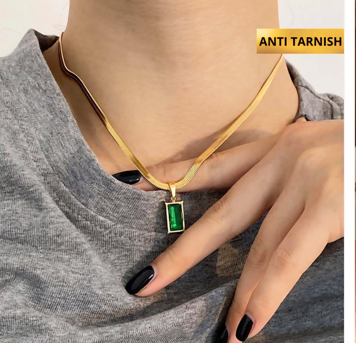 Jade Emerald Necklace