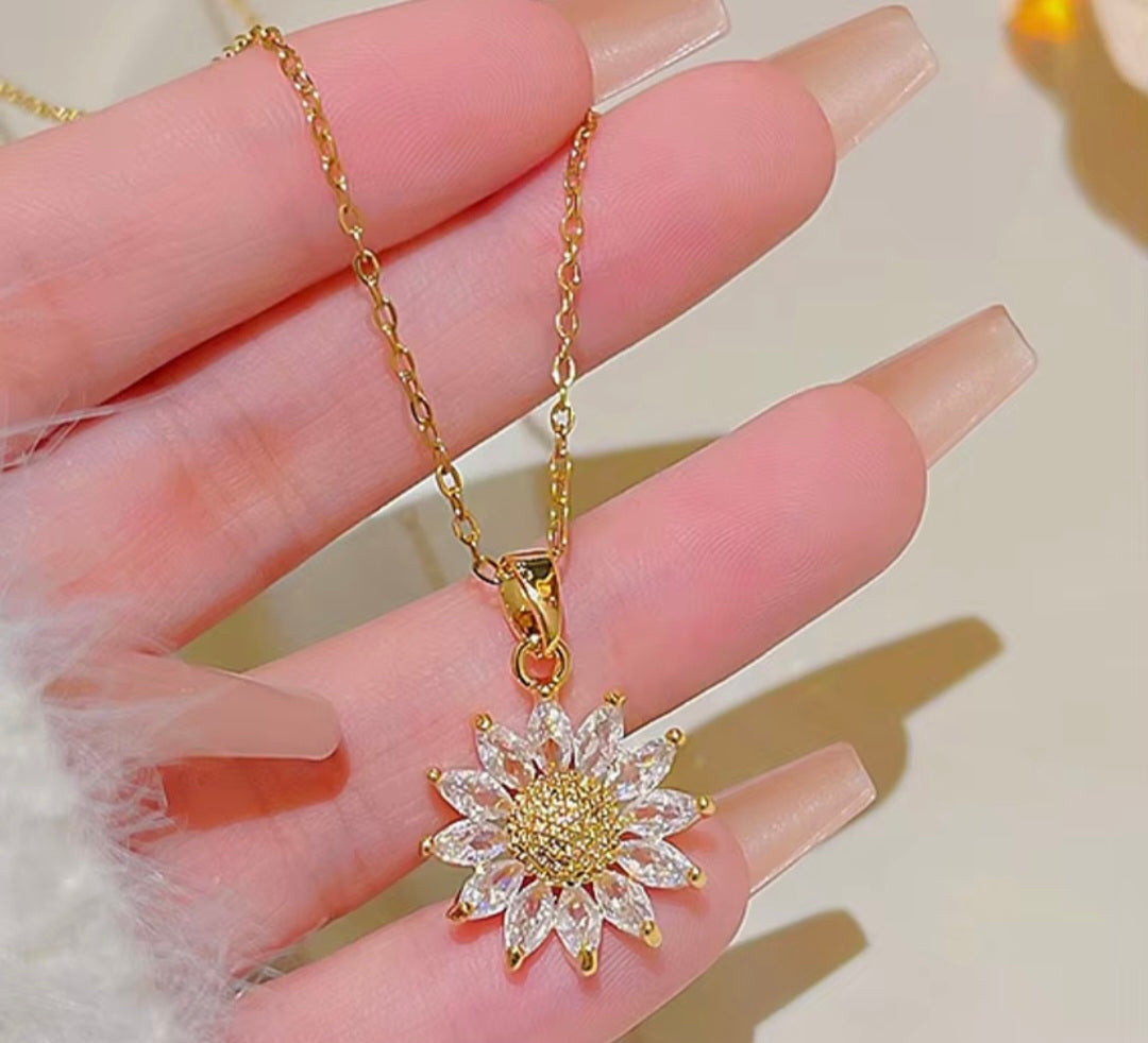 Sunflower Necklace