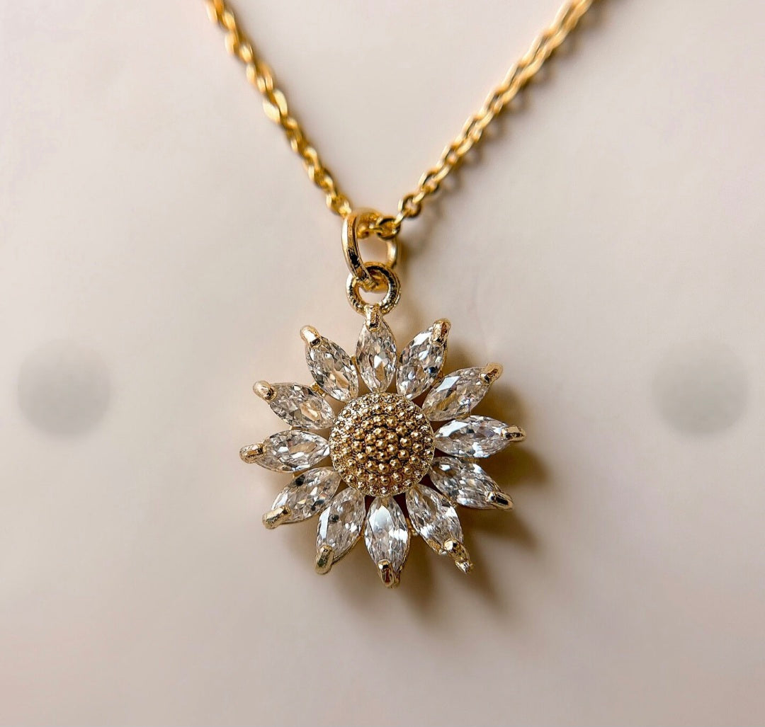 Sunflower Necklace