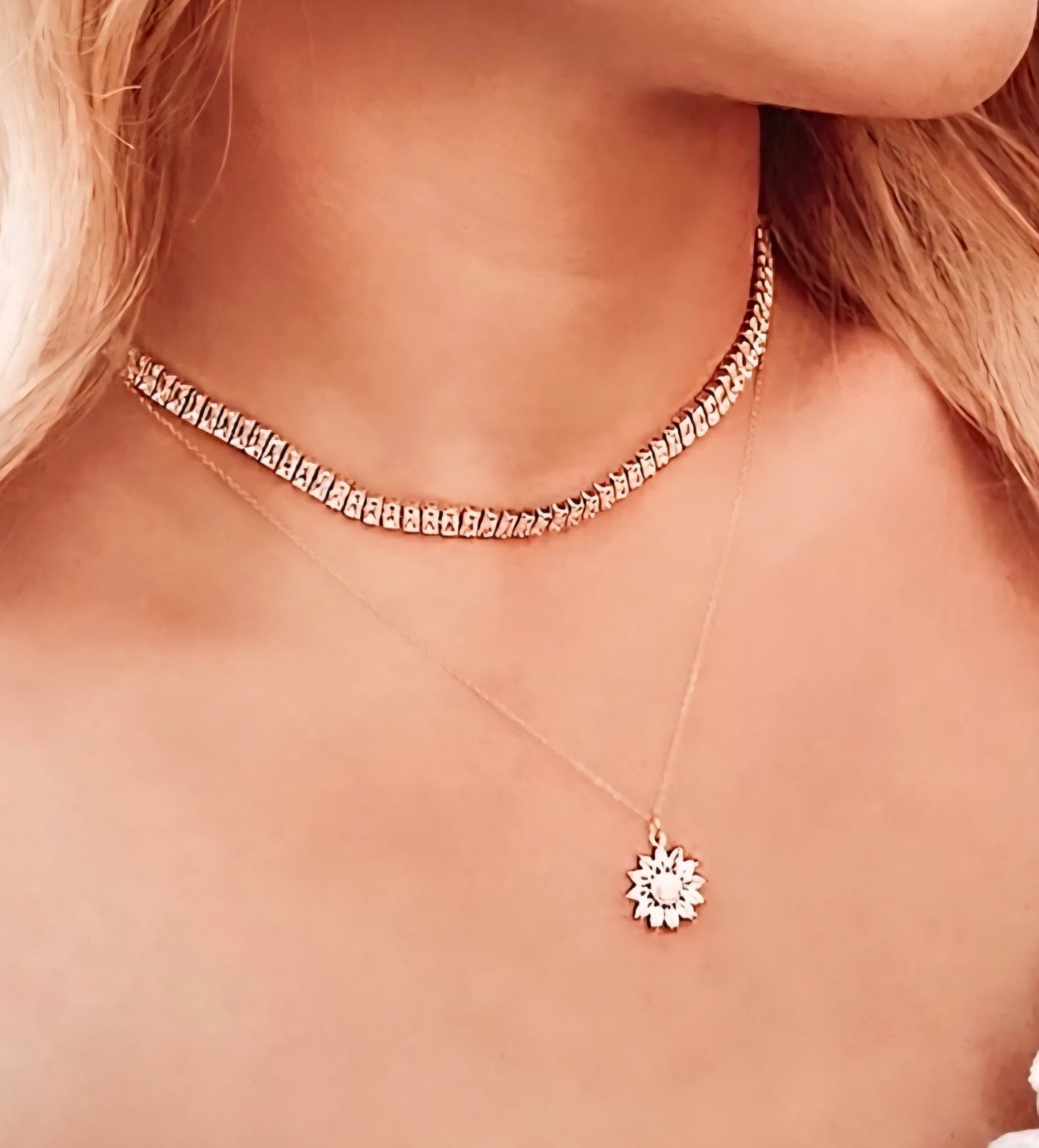Sunflower Necklace