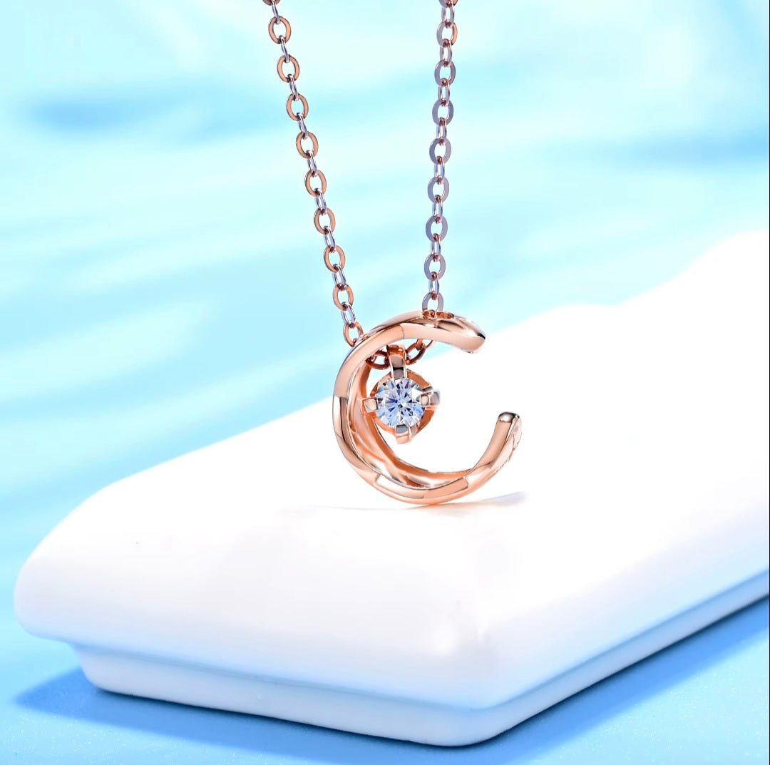 Dancing Diamond Necklace