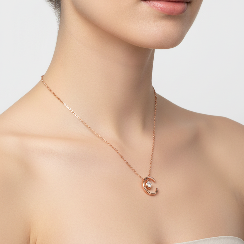 Dancing Diamond Necklace