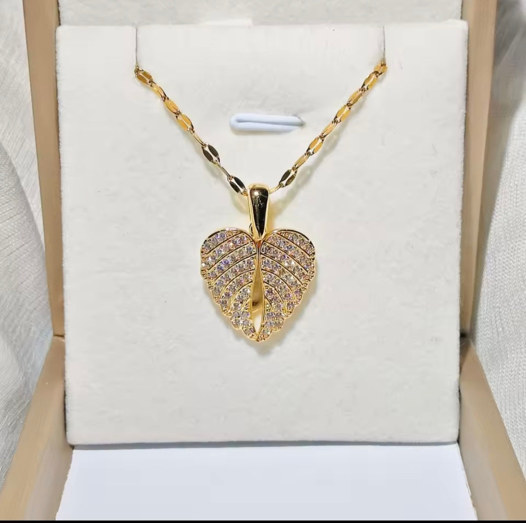 Winged Heart Necklace