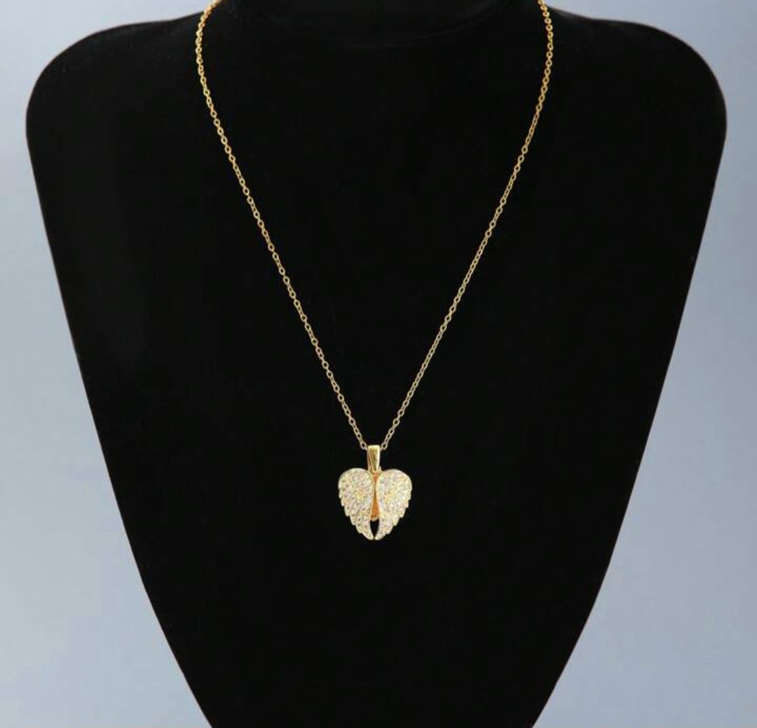 Winged Heart Necklace