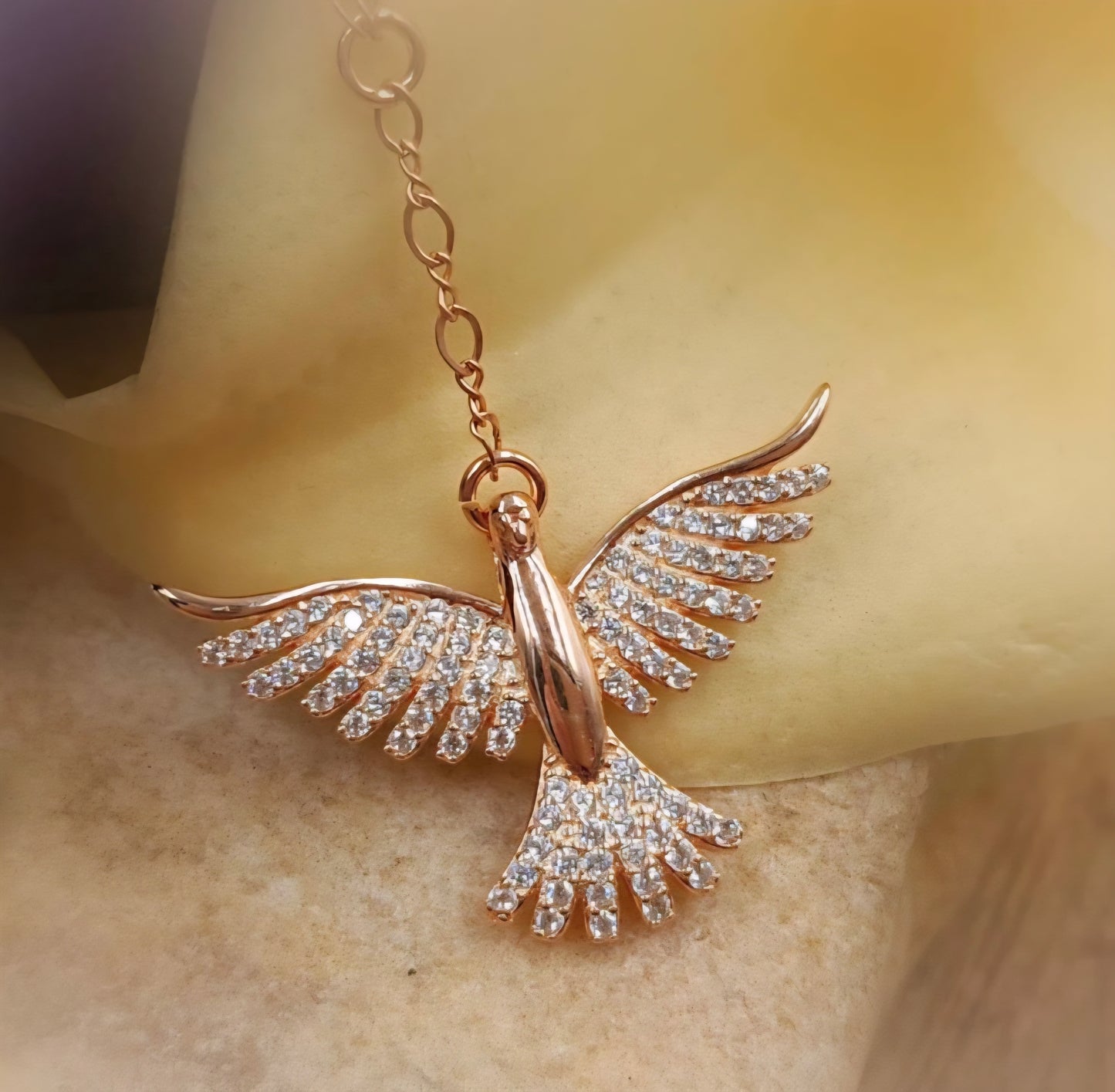 Phoenix Rosegold Necklace