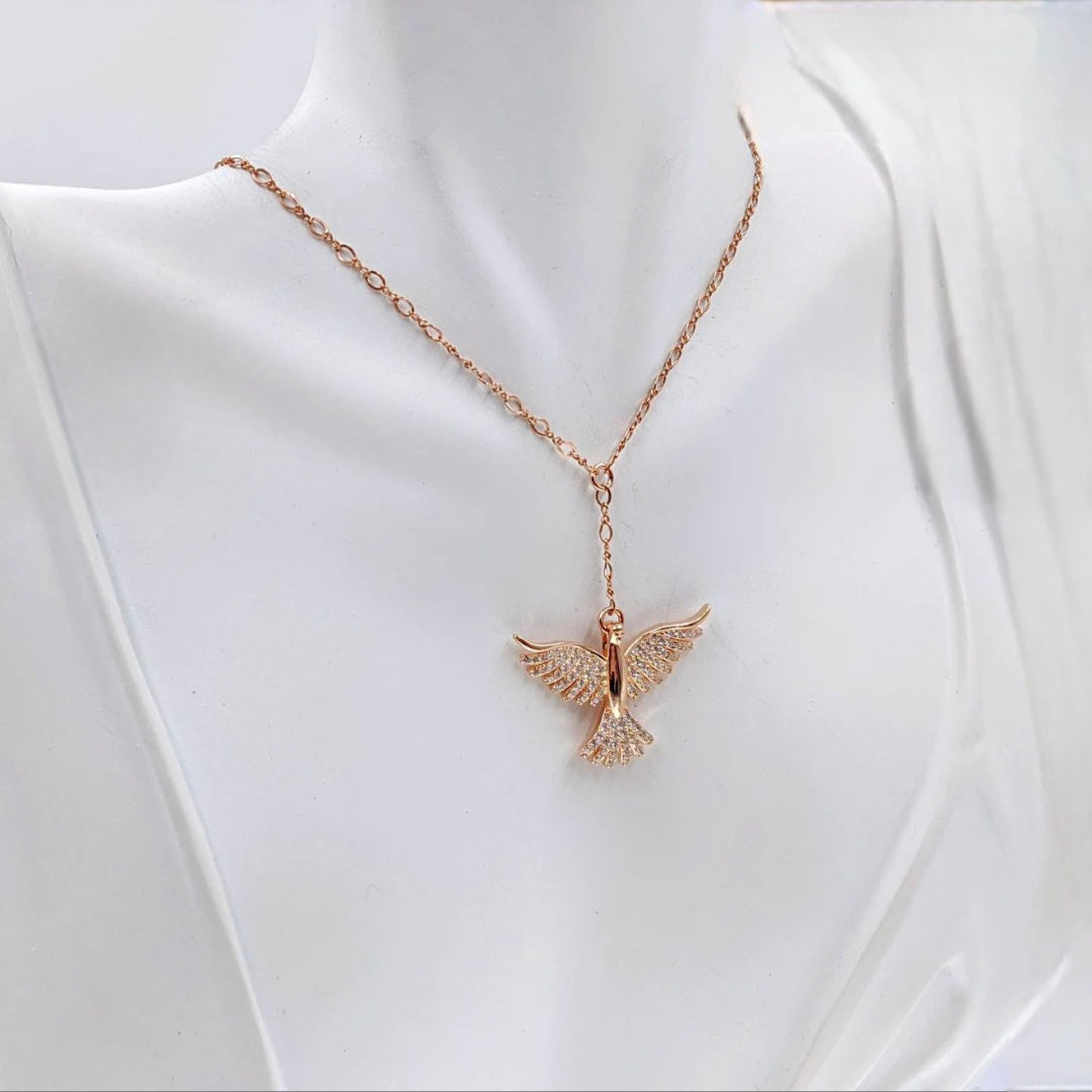 Phoenix Rosegold Necklace