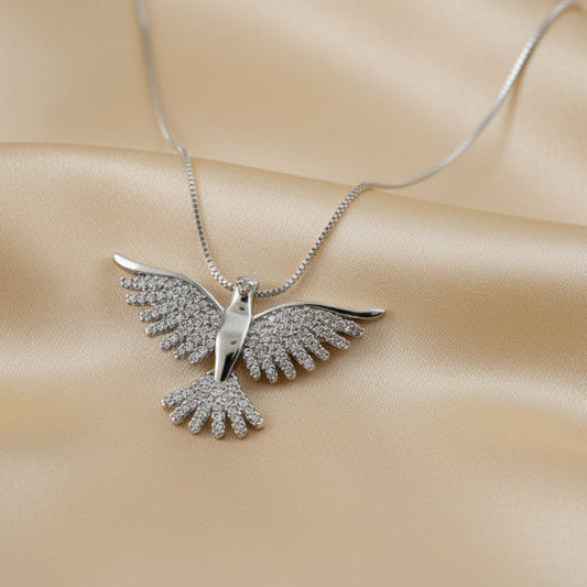 Phoenix Silver Necklace