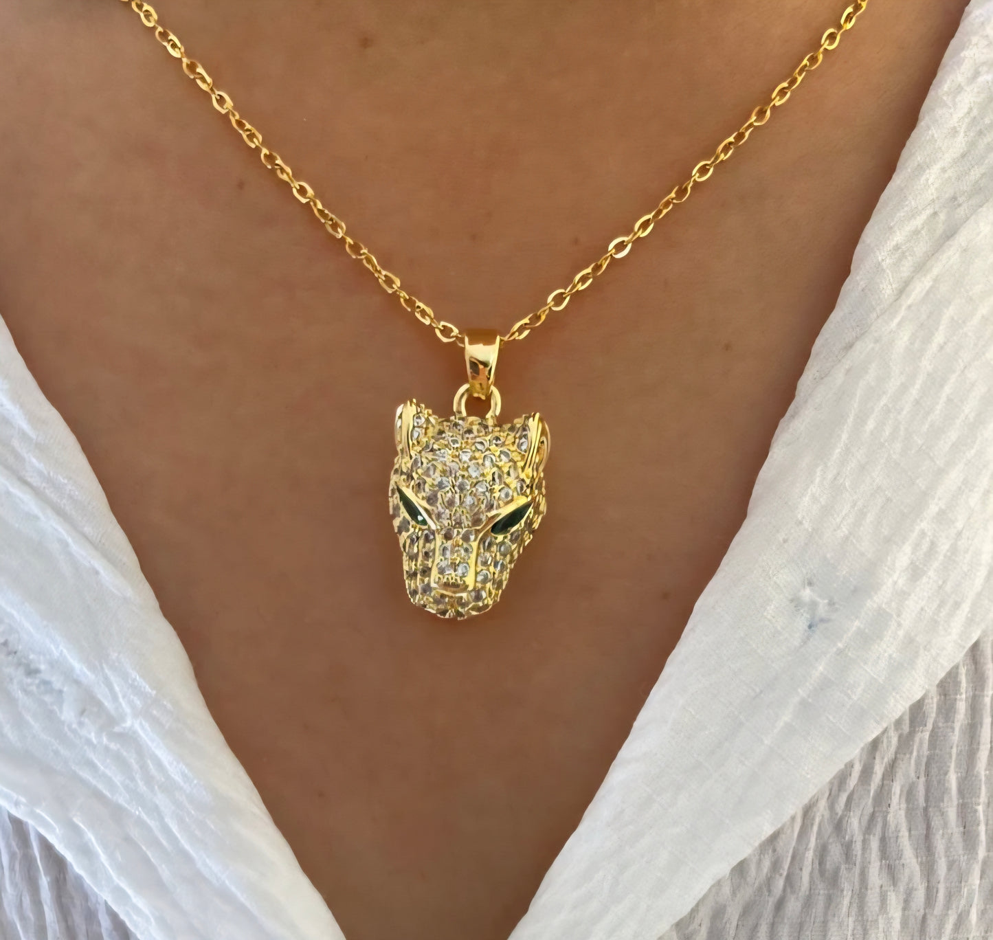 Panther Gold Necklace