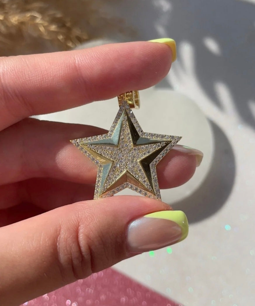 Glitter Star Necklace