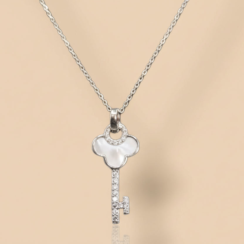 Key Silver Necklace