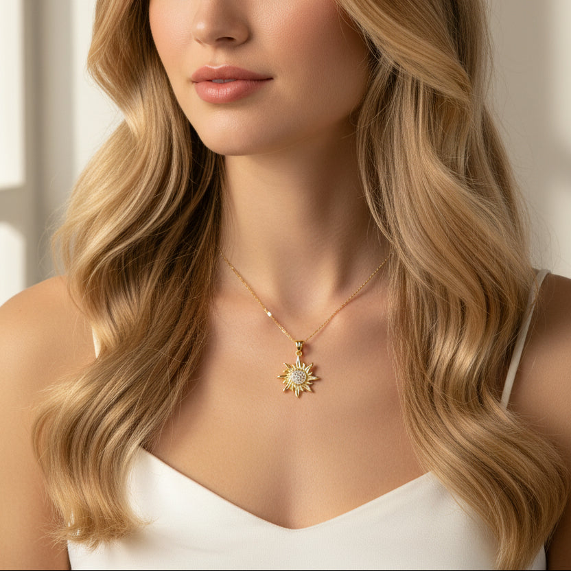 Cheerful Sun Necklace